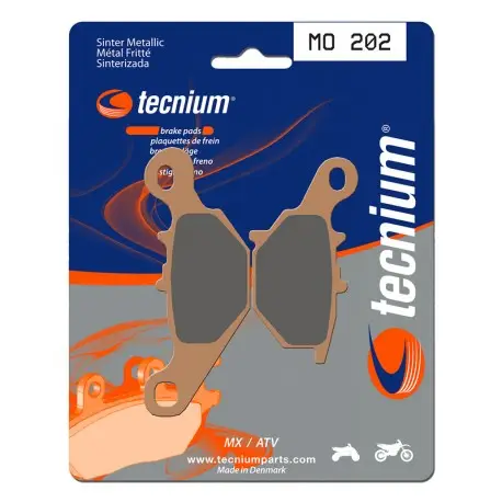 Plaquettes de frein TECNIUM MX / Quad métal fritté MO202 Promotion