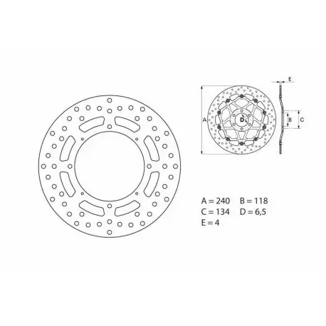 Affaire À Saisir Disque de frein moto brembo 68B40769