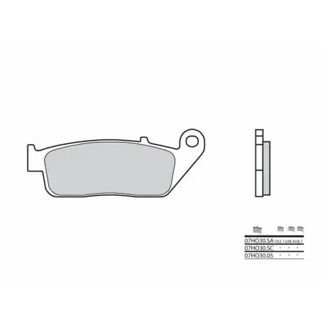 Nouvelle Collection Plaquettes De Frein carbone céramique route Brembo 07HO3005