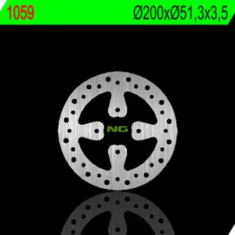 Prix Choc Disque de frein NG BRAKES fixe 1059