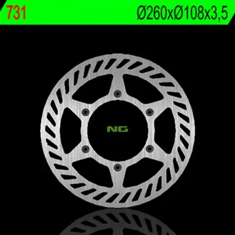 Commande En Gros Disque de frein NG BRAKES fixe - 731
