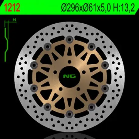 Disque de frein NG BRAKES flottant - 1212 Offre Exclusive