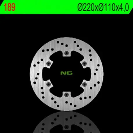 Seulement Aujourd’hui Disque de frein NG 189 Rond Fixe