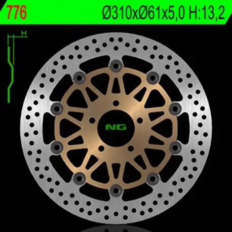 Offre Limitée Disque de frein NG BRAKES flottant - 776