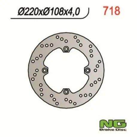 Disque de frein NG 718 Rond Fixe Expédié Aujourd’hui