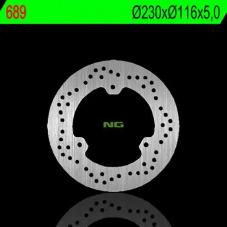 Top Vente Disque de frein NG 689 Rond Fixe