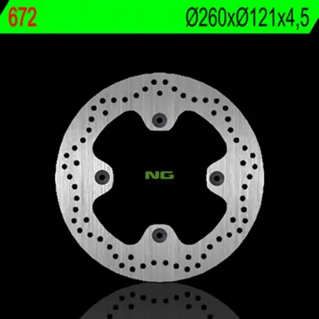 Disque de frein NG 672 Rond Fixe Livraison Gratuite