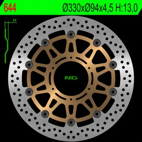 Disque de frein NG 644 Rond Semi-Flottant Soldes