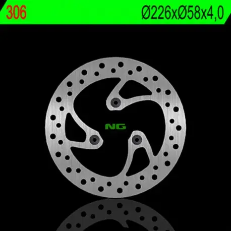 Quantité Limitée Disque de frein NG 306 Rond Fixe