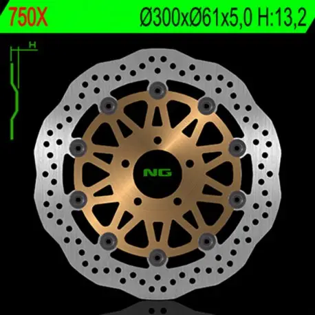 Disque de frein WAVE NG 750X Wave Flottant Achetez Aujourd’hui