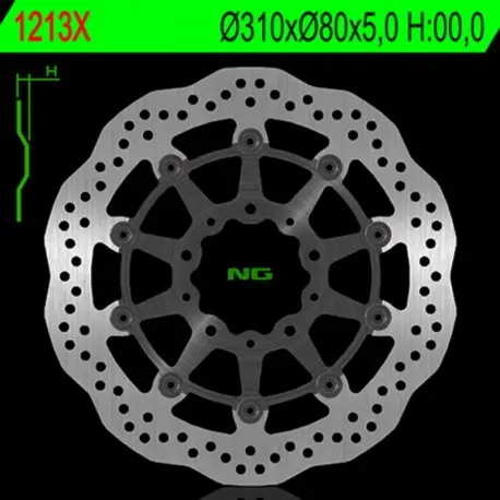 Disque de frein WAVE NG 1213X Wave flottant Dernière Chance