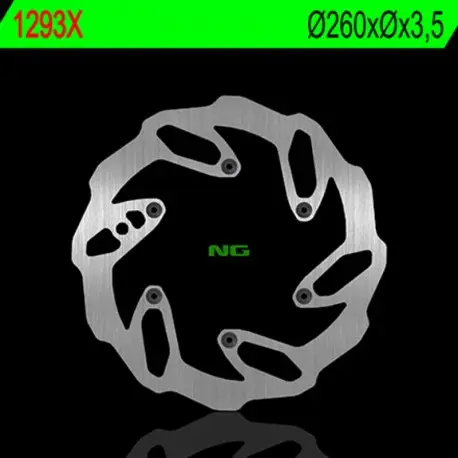 Disque de frein NG BRAKES pétale fixe - 1293X Offre Exclusive