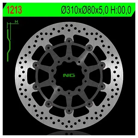 Usine Directe Disque de frein NG BRAKE DISC Flottant - 1213