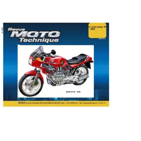 Nouvel Arrivage REVUE MOTO TECHNIQUE BMW K75 1986-1996