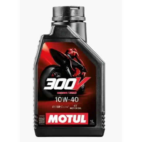 Livraison Gratuite HUILE MOTUL 300V Factory Line Road Racing 10W40 1 Litres