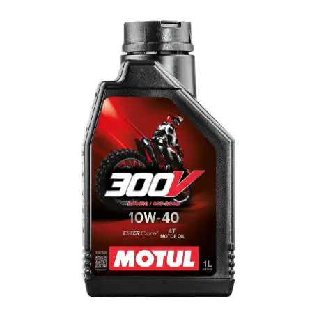 Bon Marché HUILE MOTUL 300V Factory Line Off Road Racing 10W40 1 Litres