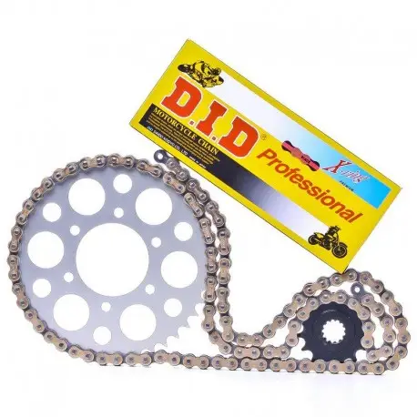 Livraison Gratuite Kit Chaine moto alu noir DID YAMAHA YZ 65