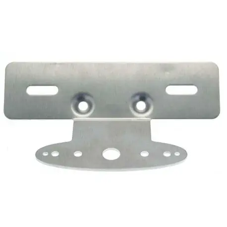 Soldes Support de feu et plaque moto universel 170x47mm