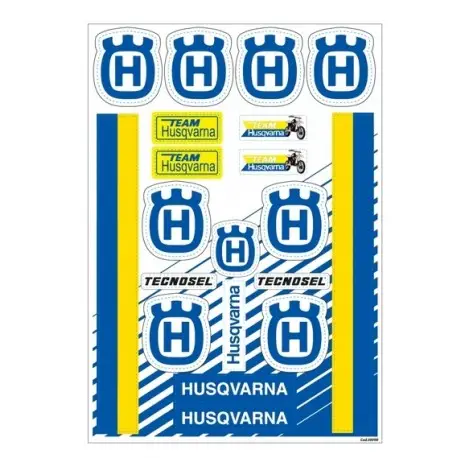 Autocollants TECNOSEL Vintage Husqvarna Vente Flash
