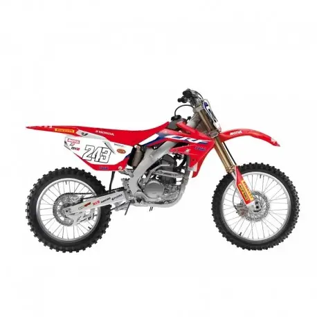 Kit déco complet BLACKBIRD Replica Team HRC HONDA CRF 450 R 2005-2008 Vente Directe