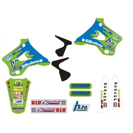 Kit déco complet TECNOSEL Team Kawasaki 1996 Prix Bas