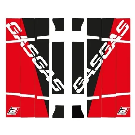 Kit déco de cache radiateur BLACKBIRD Dream Graphic 4 GAS GAS MC EC Meilleure Vente