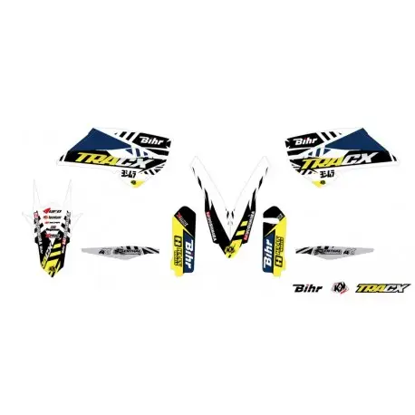 Kit déco KUTVEK Tracx HUSQVARNA TE 125 TE 250 FE 250 TE 300 FE 350 FE 450 FE 501 Affaire À Saisir