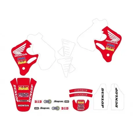 Kit déco TECNOSEL Team Honda 1992 Soldes