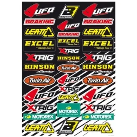 Offre Spéciale Planche de stickers BLACKBIRD logo moto cross enduro
