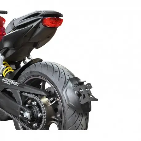 Must-Have Support de plaque déporté + GARDE BOUE TOP BLOCK HONDA CBR650R CB650R NEO SPORTS CAFE 2018-2020