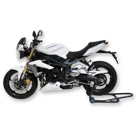 tête de fourche Ermax 21 cm pour 675 Street Triple / R 2013/2015 avec Bulle noir clair Meilleure Vente