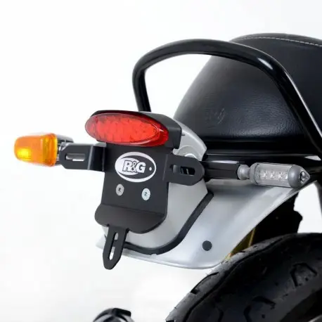 Support de plaque R&G RACING Royal Enfield 650 INTERCEPTOR 2019-2024 CONTINENTAL GT 650 2019-2026 Vente Flash