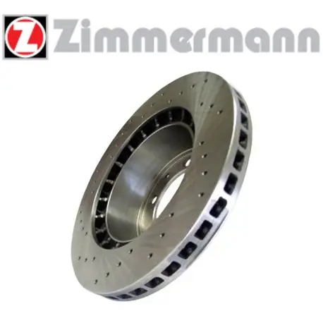 Disque de frein sport/percé Avant ventilé 312mm, épaisseur 25mm Zimmermann VW Tiguan 1.4Tsi, 2.0Tdi, 2.0Tfsi Retour Gratuit