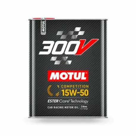 Meilleur Choix Motul 300V COMPETITION 15W50 Huile Moteur 100% Synthèse | Bidon 2L | 110860 | Nouvelle formule compatible FAP