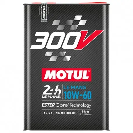 Haute Qualité Motul 300V LE MANS 10W60 Huile Moteur 100% Synthèse | Bidon 5L | 110865 | Nouvelle formule compatible FAP