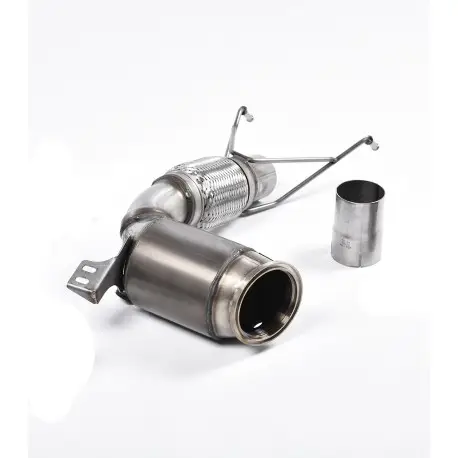 Quantité Limitée Echappement Inox Milltek Mini F56 Cooper S 2.0 Turbo Mk3 2014-2018 | Descente de Turbo avec Cata Sport Hi-Flow