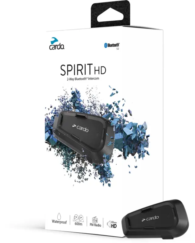 Intercom MotocardoIntercom Spirit HD Solo Commande En Gros