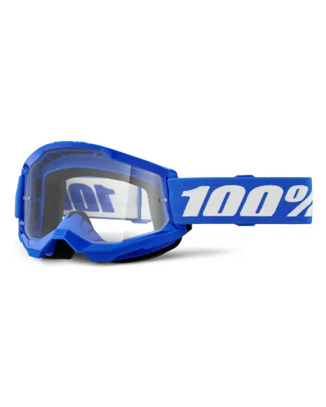 Masque Moto Cross100%Strata 2 bleu Réduction
