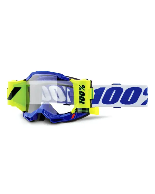 Masque Moto Cross100&percnt;Accuri 2 Forecast bleu Prix Choc