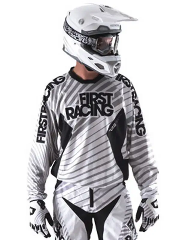 Maillot Moto CrossfirstLite 13 Waves blanc Livraison Express