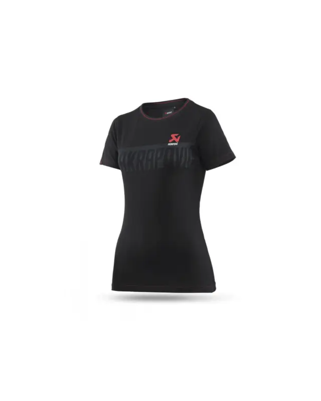 T-Shirt Motoakrapovic T-SHIRT BLACK WMN L Vente Directe