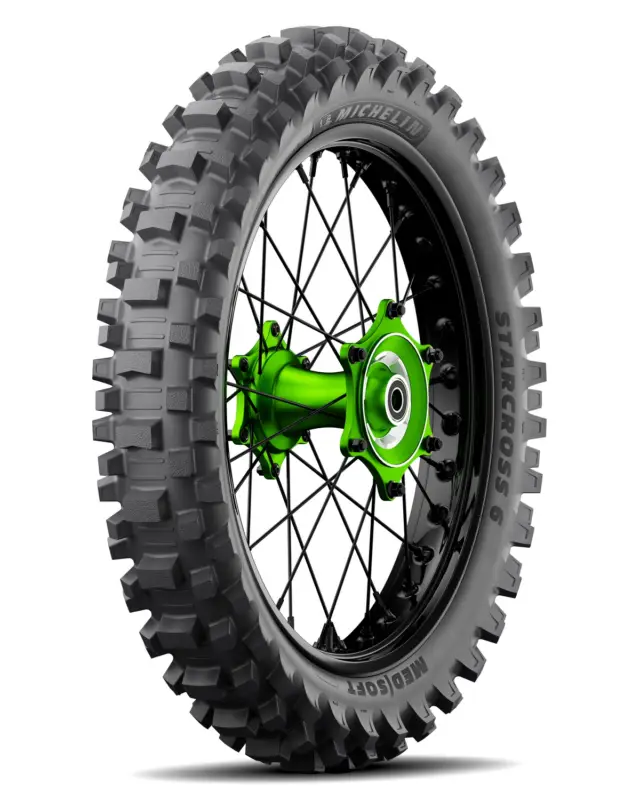 Pneus : Route, Tout-Terrain, Scooter, Racing, Trailmichelin 110/100 - 18 M/C 64M STARCROSS 6 MEDIUM SOFT NHS R TT Meilleure Vente