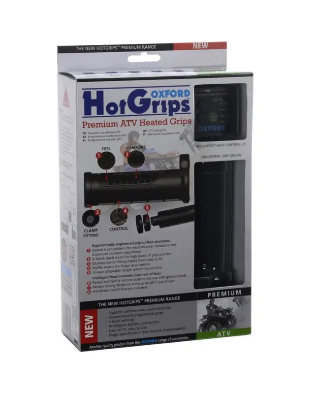 Solde Poignées Chauffantes MotooxfordHOTGRIPS POIGNEES CHAUF. PREMIUM ATV