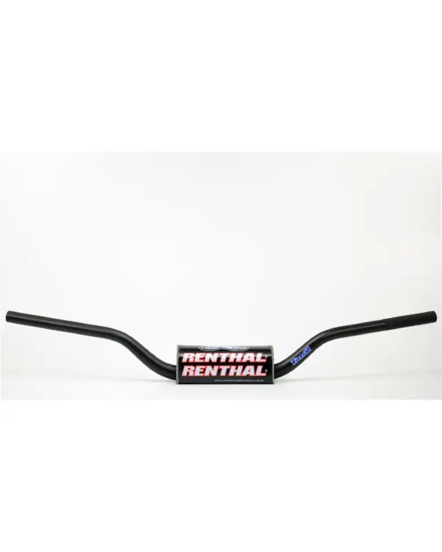 Guidon Motorenthal Guidon Ø28 6mm sans barre RENTHAL Fatbar® Ricky Carmichael High noir/mousse noire Bon Marché