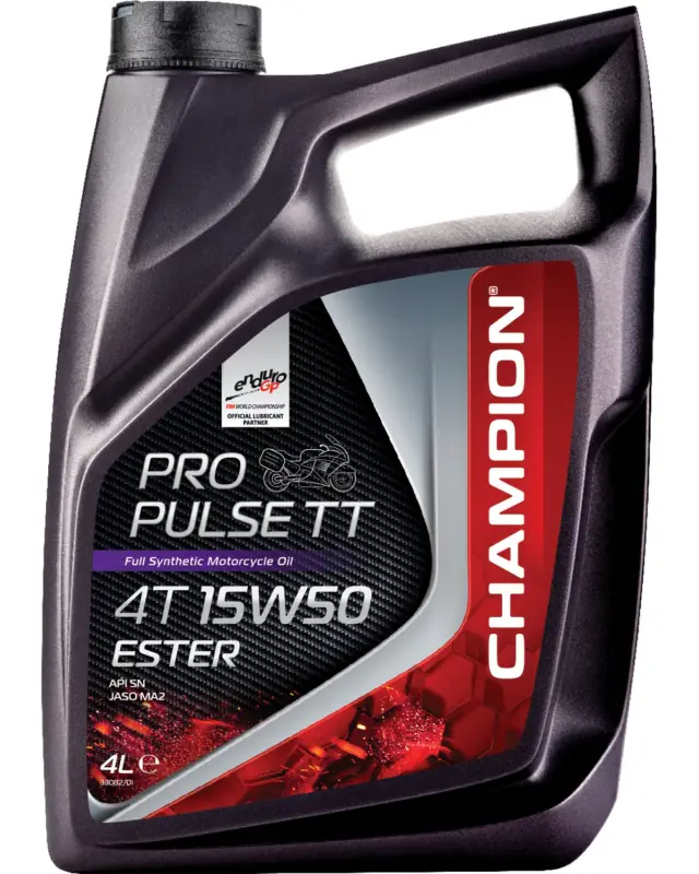 Huile 4 Temps MotochampionPROPULSE TT 4T 15W50 004L-100% Synthèse ESTER Top Vente