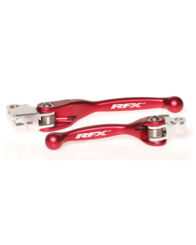 Kit Levier Embrayage et Frein MotorfxEnsemble de leviers flexibles forgés RFX Race (Rouge) Bon Plan