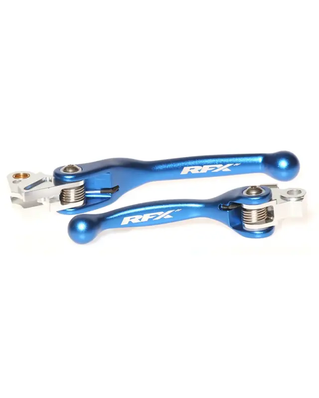 Prix Choc Kit Levier Embrayage et Frein MotorfxEnsemble de leviers flexibles forgés RFX Race Bleu