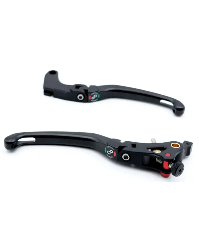 Nouvel Arrivage Kit Levier Embrayage et Frein Motolightech Kit de levier de frein et d'embrayage repliable LIGHTECH (Type J) - Ducati