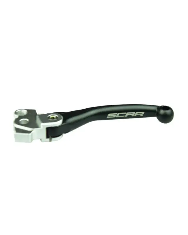 Kit Levier Embrayage et Frein Motoscar Levier d'embrayage retournable SCAR Flex noir Kawasaki KX450 Produit De Marque