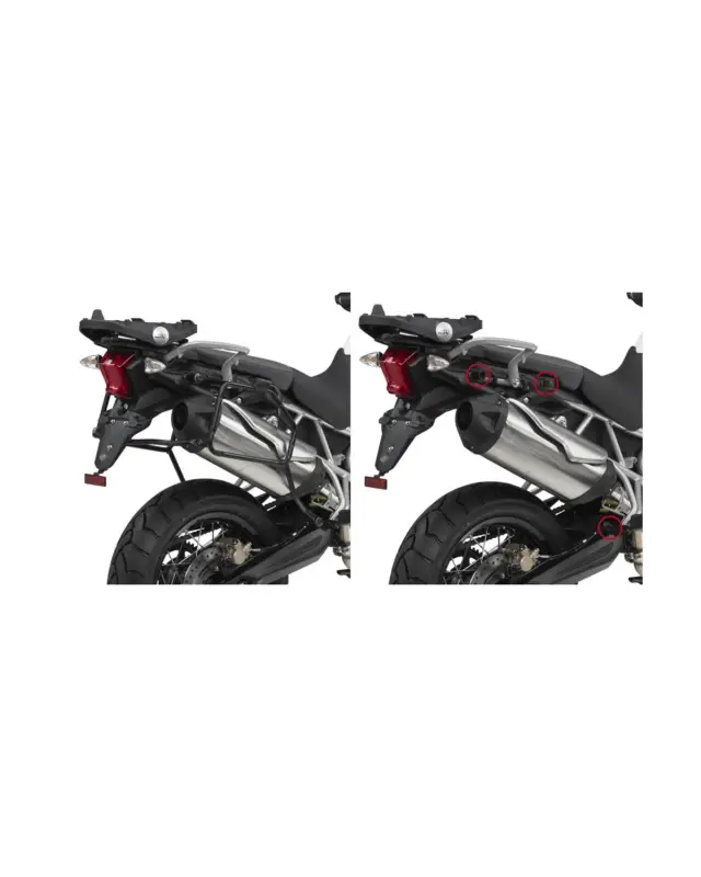 Porte Bagage Motogivi Support PLR Triumph Tiger 800/800XC/XR 2011-17 Réduction